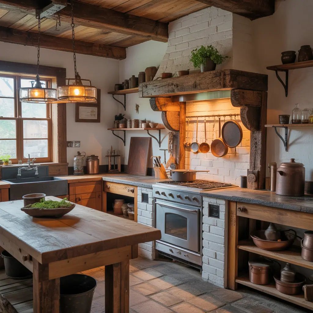 Primitive Rustic Kitchen Decor