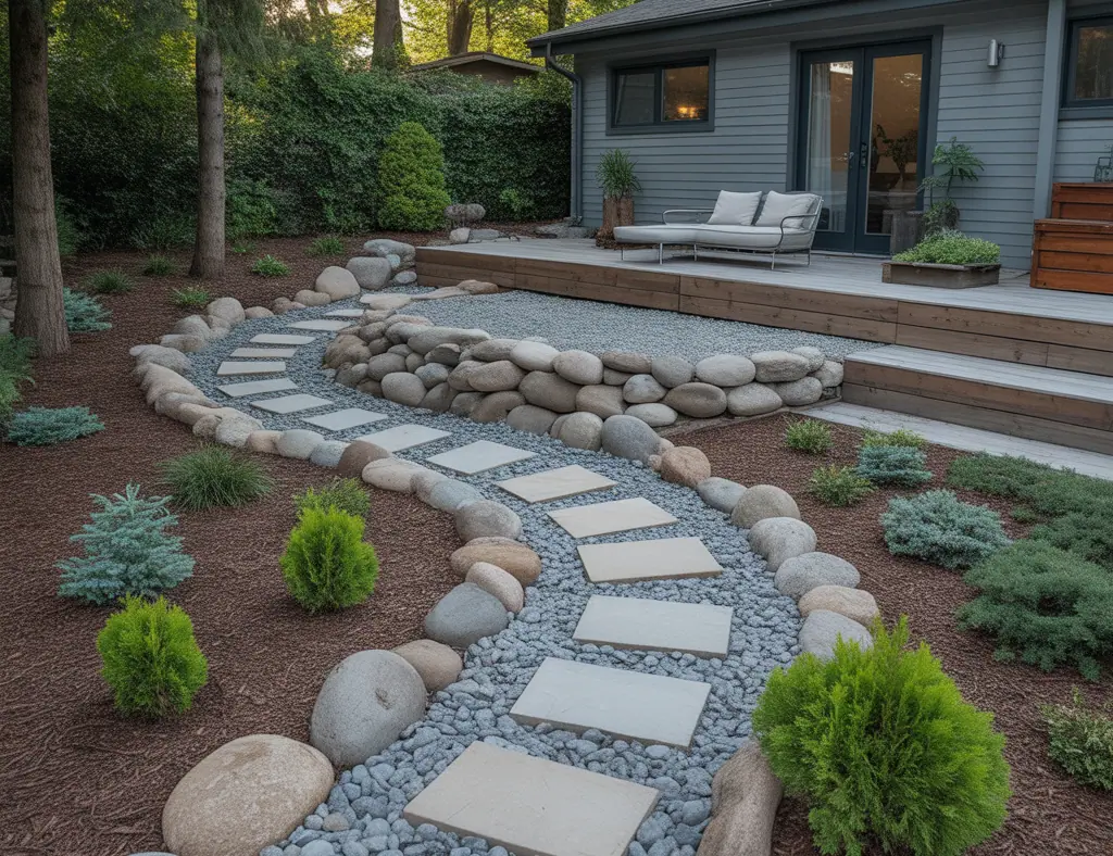River Rock Landscaping Picture Ideas