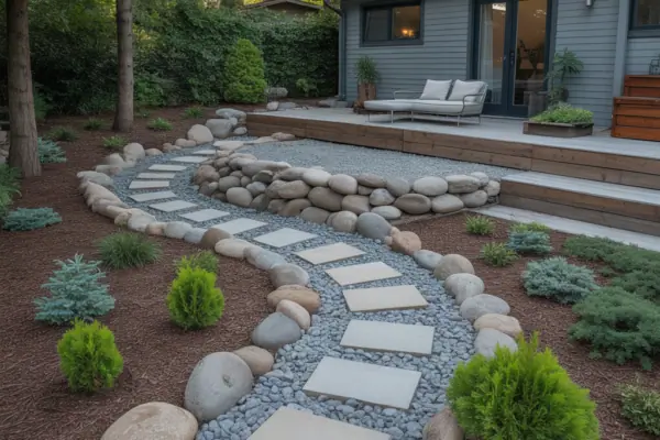 River Rock Landscaping Picture Ideas