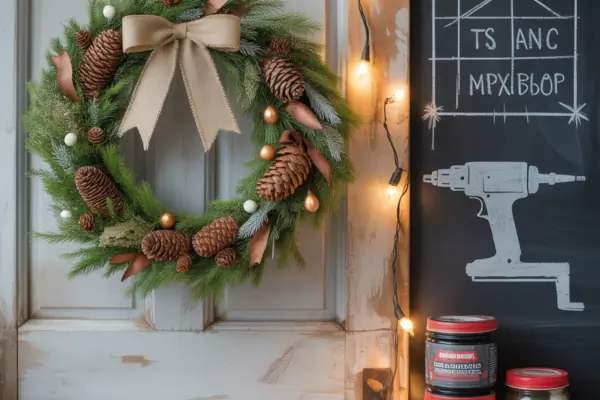 Rustic Christmas Wreath Inspiration