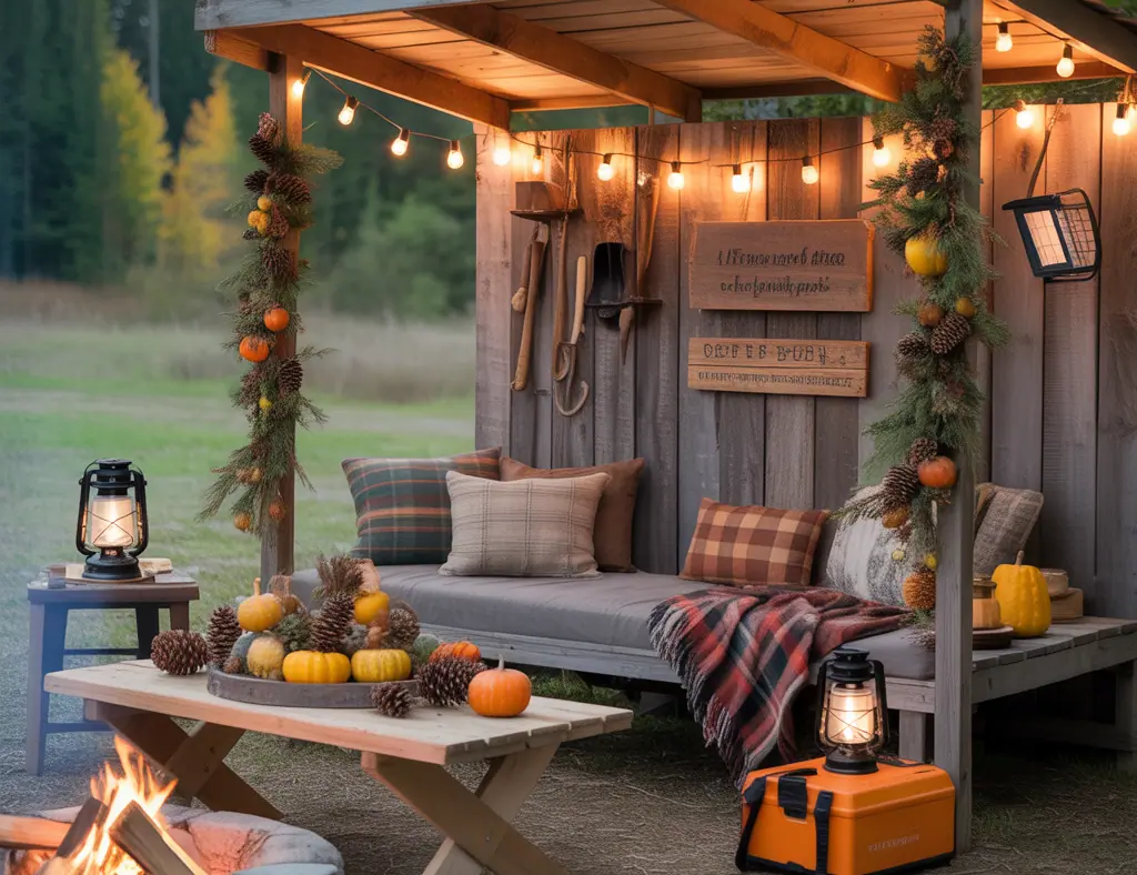 Seasonal Campsite Campsite Decorating Ideas