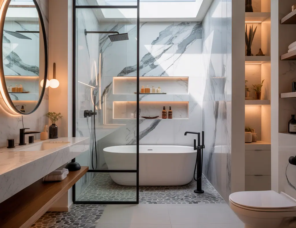 Shower Tub Layout