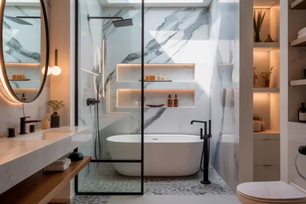Shower Tub Layout