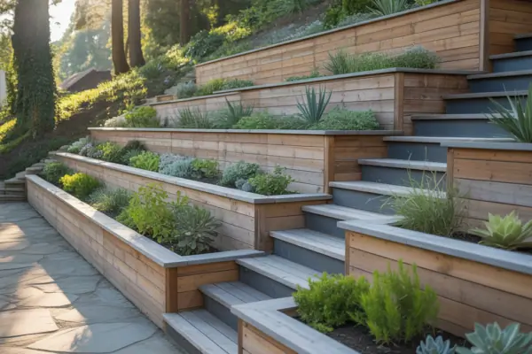 Slope Hillside Landscape Steps Ideas — DIY Designs for Steep Yards