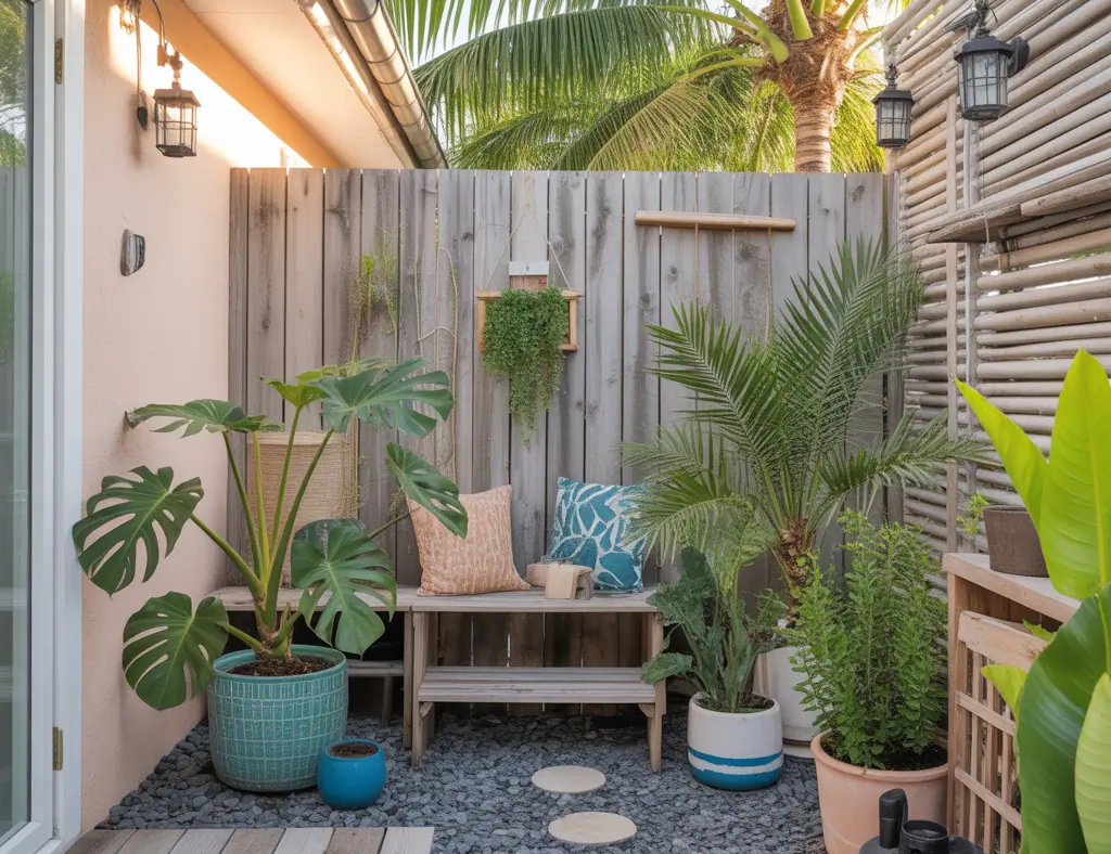 Small Tropical Outdoor Garden Inspo: Create a Lush Mini Oasis on Any Patio
