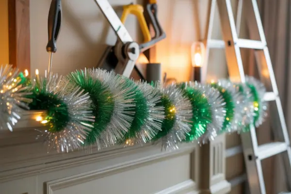 Tinsel Garland Decorating Ideas: Sparkle-Ready DIY Projects for Every Room