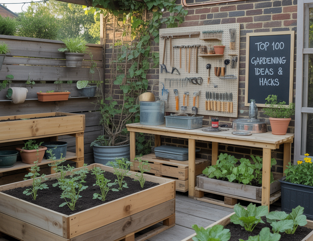 Top 100 Gardening Ideas and Hacks for Home Gardeners