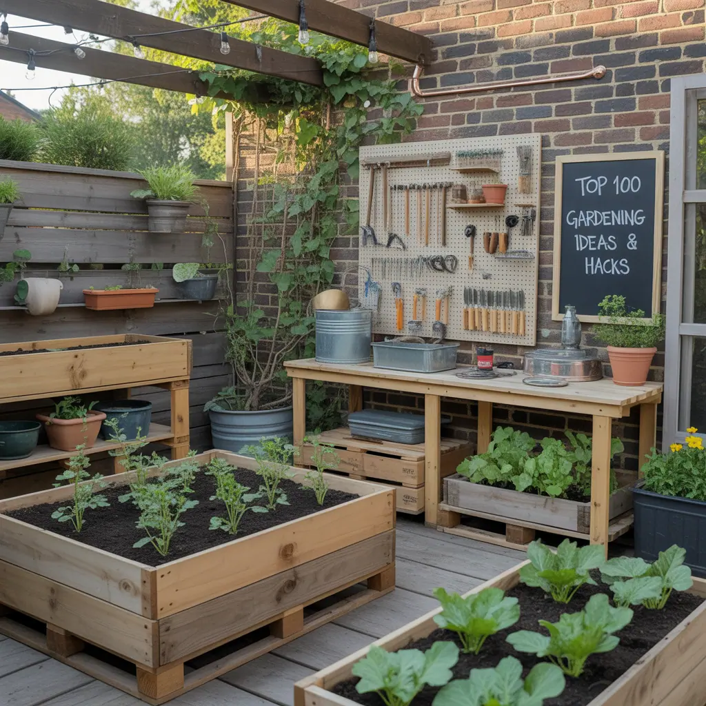 Top 100 Gardening Ideas and Hacks for Home Gardeners