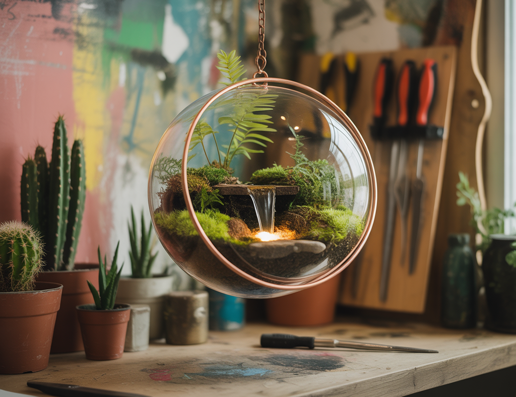 Unique Hanging Terrarium Ideas: DIY Glass Garden for Small Spaces