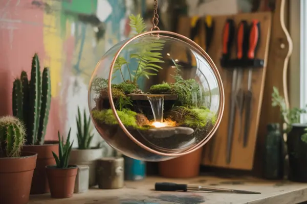 Unique Hanging Terrarium Ideas: DIY Glass Garden for Small Spaces