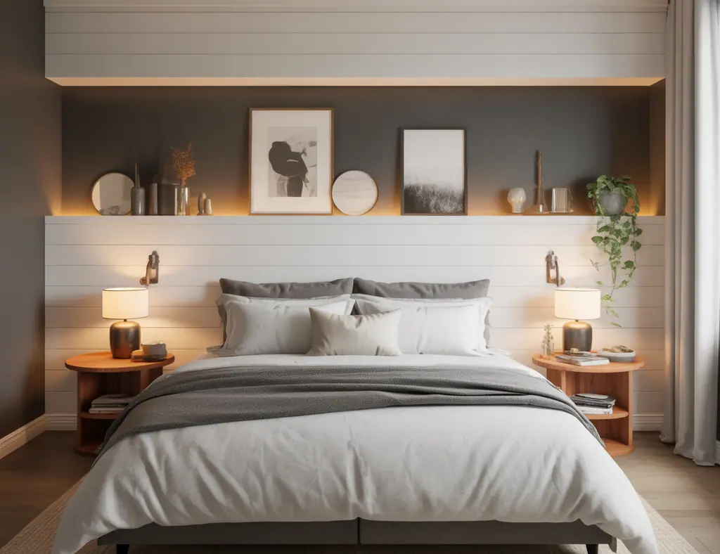 Wall Behind Bed Ideas