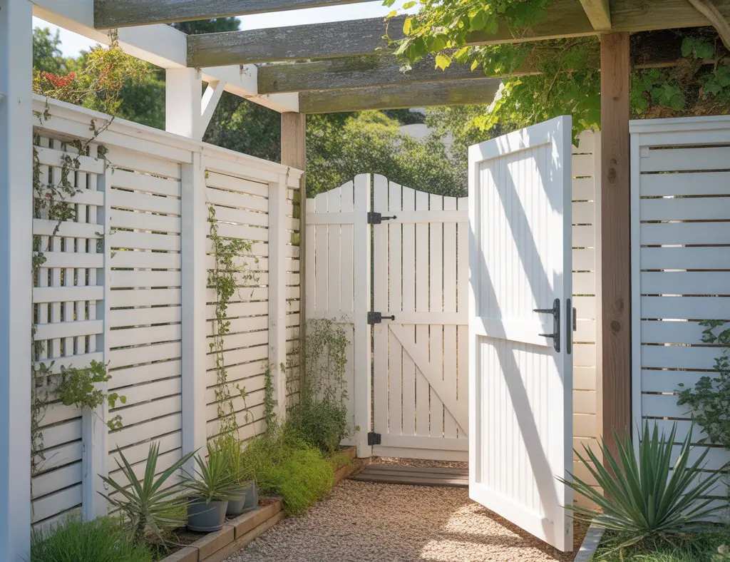 White Privacy Fence Options