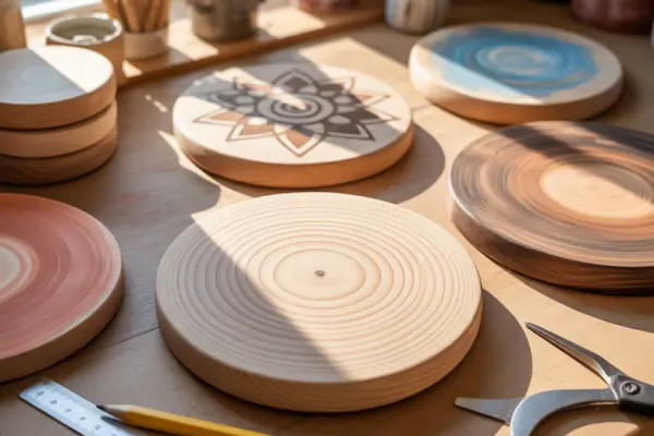 Wood Circle Painting Concepts: Creative Ideas for DIY Wall Art