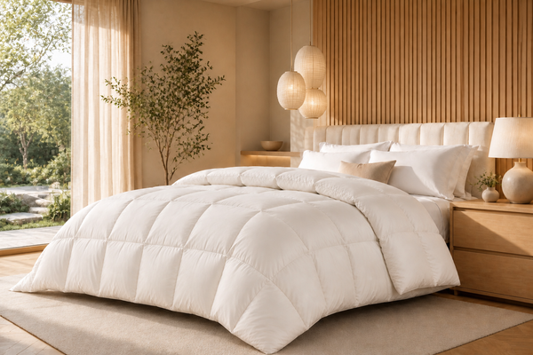 The Three-Layer Rule: How Sheets, Duvet Cover and Down Comforter Divide the Work